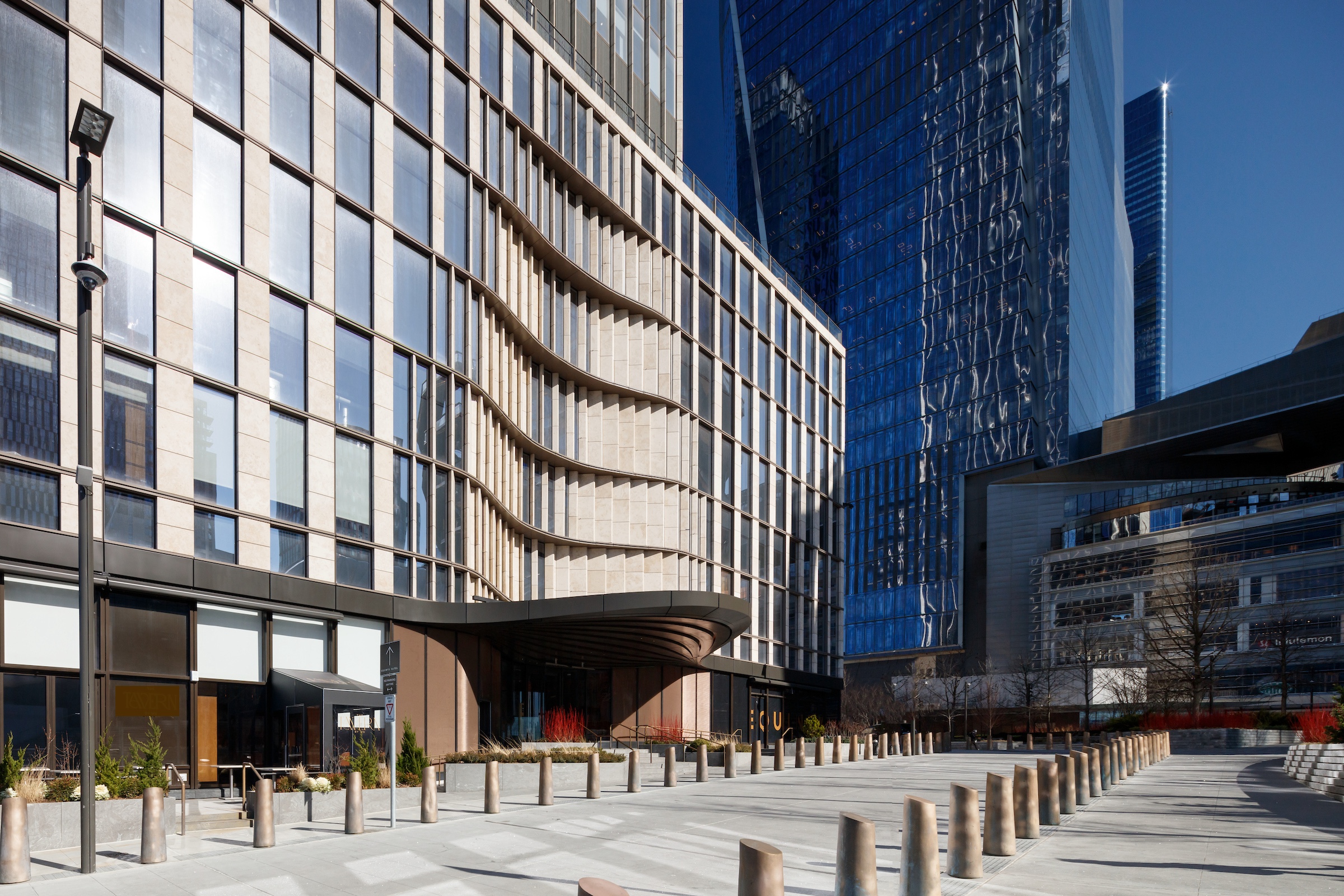 Dedicated entrance for residents of 35 Hudson Yards